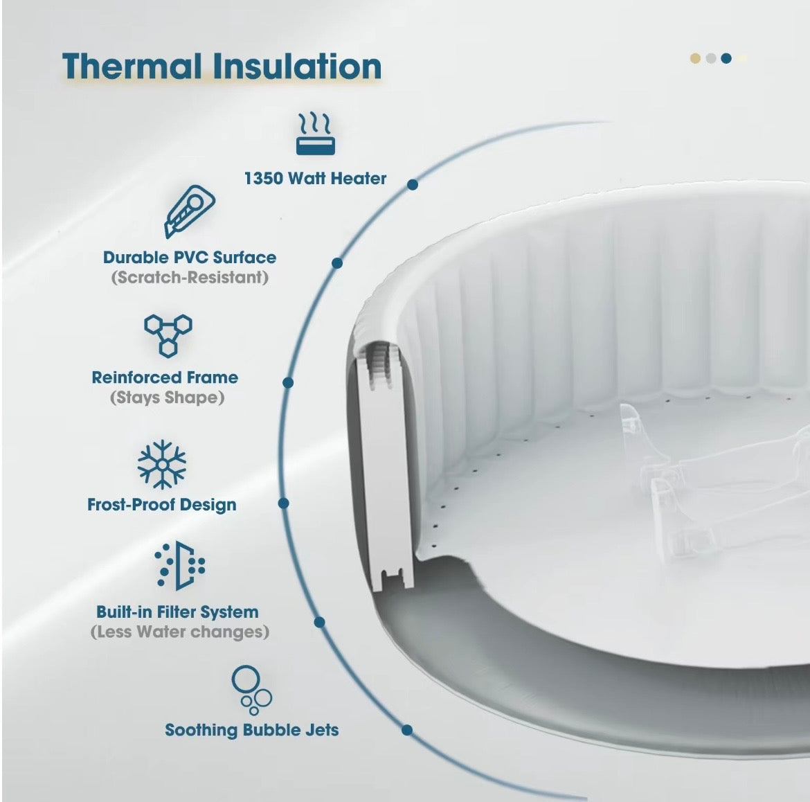 RELAXTIME 4 PERSON PORTABLE SPA
